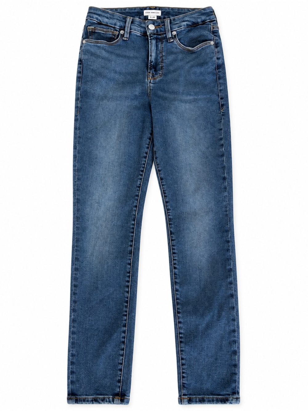 Good American Good Legs Skinny Jeans Size 2/26 Blue004 High Rise